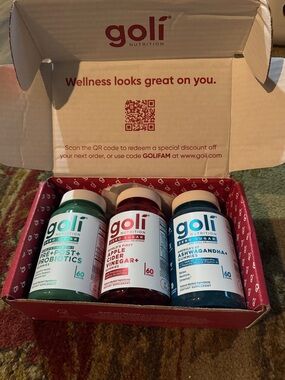 BNWT- Assorted Gummies Sugar Free Essentials Bundle - Green, Red, Blue